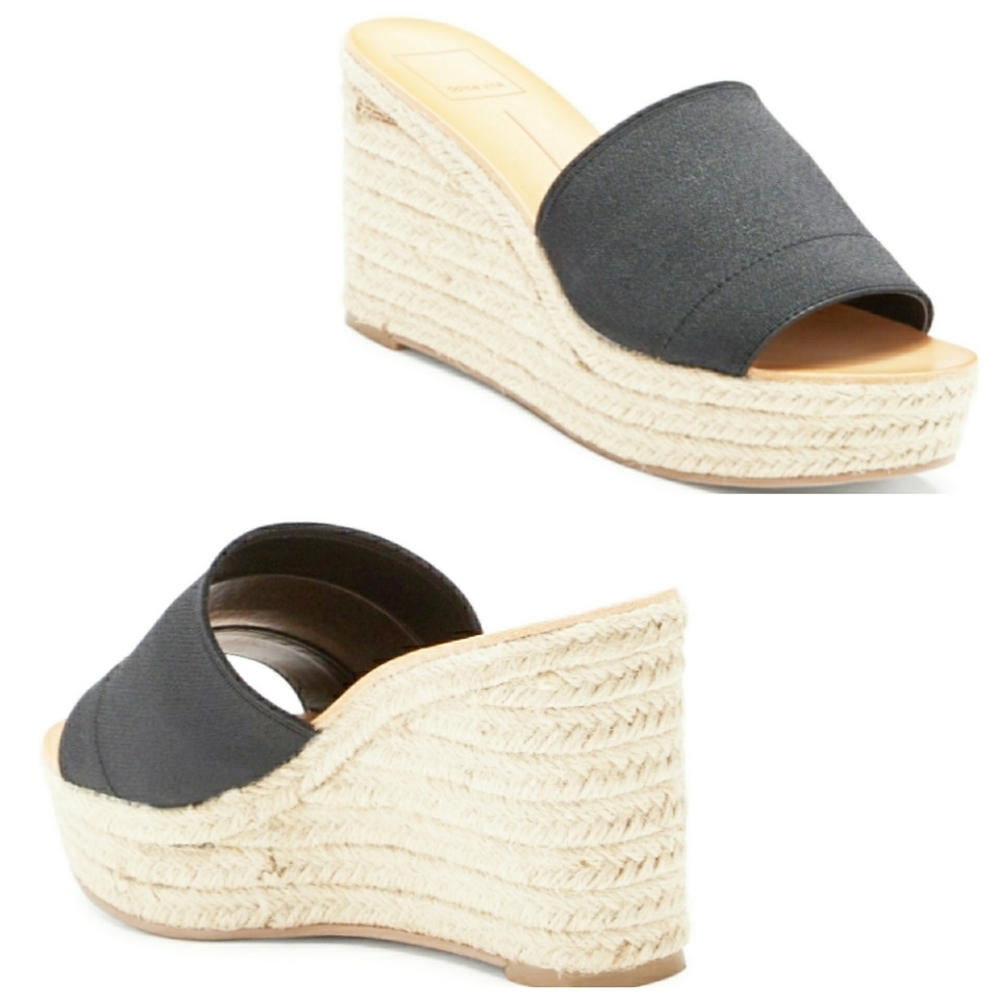 Dolce Vita Espadrille Wedge Sandal Elastic - Picture 1 of 7